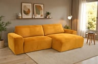 Pikkukuva: Kyoto 3-istuttava divaanisohva oikea (280cm), Elegant 08 keltainen