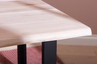 Pikkukuva: Estelle lankkupöytä 240x95 valkoöljytty tammi, U-jalalla