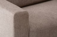 Portland Kulmasohva 2K3, beige: Tyylikäs Portland-kulmasohva beige väri, muokattava ja dynaaminen, täydellinen olohuoneeseen. Mukava istua ja sisustaa.