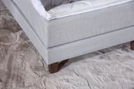 Moon Basic moottorisänky 160x200, Primo 84 vaaleanharmaa, petauspatjalla ja kännykkätaskuilla: Moottorisänky 160x200 cm, säädettävä pää- ja jalkopää, mukana mukautuva patja. Täydellinen makuuhuoneeseen, parantaa nukkumismukavuutta.