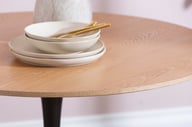 Pikkukuva: Apollo ruokapöytä pyöreä 100 cm, natural tammiviilu