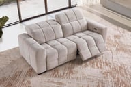 Pikkukuva: Loungea Nordby 3-istuttava mekanismisohva monique linen vaalea beige