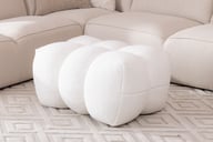 Pikkukuva: Puffy rahi 75x35x50 cm luonnonvalkoinen