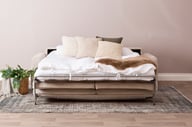 Pikkukuva: Vela 3-istuttava vuodesohva (patjan leveys 160cm), Jazz 3107 beige
