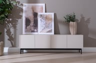 Pikkukuva: Lakeus taso nro 2. 197 cm taso nro 2. greige, metallinen jalkasokkeli