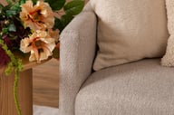 Pikkukuva: Nobe avokulmavuodesohva oikea, beige, saarni jalka