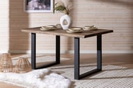 Pikkukuva: Estelle lankkupöytä 140x95 smoked tammi, U-jalalla