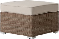 Mode rahi natural polyrottinki / beige pehmuste: Tyylikäs polyrottinkinen ulkorahi, beige pehmusteella. Täydellinen terassille tai puutarhaan rentoutumiseen. Kestävä ja helppohoitoinen kaluste.