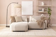 Pikkukuva: Boulevard pikkudivaani (käännettävä kätisyys), beige