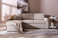 Pikkukuva: Ingrid 3-istuttava vuodedivaanisohva beige (ei sis. vuodevaatelaatikkoa)