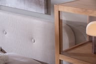 Hemma & Moon Silver verhoiltu sänky 160x200 beige