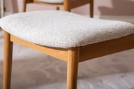 Pikkukuva: Niela ruokapöydän tuoli, natural tammi / beige kangas