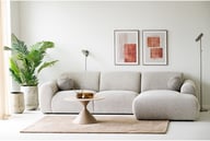 Pikkukuva: House Nordic Mina canvas-taulu nro 2, beige/ruskea, 50x70 cm
