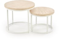 Pikkukuva: Luna sarjapöydät, travertine / valkoinen