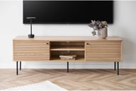 Pikkukuva: House Nordic Kyoto tv-taso 150x40, natural tammiviilu / mustat jalat