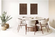 Pikkukuva: House Nordic kohokuvioitu taulu, ruskea, nro 1, 60x90 cm