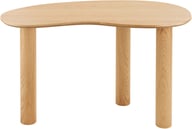 Pikkukuva: House Nordic työpöytä, tammi/tammiviilu, kaareva, luonnonvärinen, 60x120x75 cm
