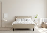 Pikkukuva: Wonderland VIP runkopatja 160x200 med/med, beige, mustat jalat + Superior Hyperflex petauspatja