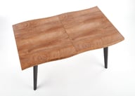 Pikkukuva: Sola ruokapöytä jatkettava 150-210cm, natural tammi (mdf) / musta