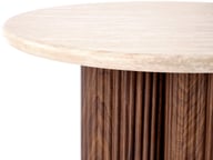 Pikkukuva: Harvey sohvapöytä korkea, pähkinä / travertine