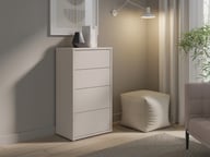 Pikkukuva: Kajo lipasto 4-ltk, kapea, hiekka