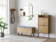 Pikkukuva: House Nordic Barco peili hyllylaudalla 92x15x94,5cm