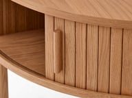 Pikkukuva: Meta sohvapöytä pyöreä 85 cm, natural tammi (viilu)