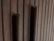 Pikkukuva: Meta kaappi 118 cm, ruskea tammi (viilu)
