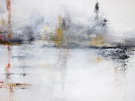 Pikkukuva: White Abstract taulu 80x120cm