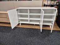 Pikkukuva: Usva senkki valkoinen Leveys 150cm syvyys 40cm korkeus 81cm