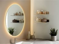 Pikkukuva: House Nordic led-peili, huurtumisenesto ja 3 valoasetusta, ø80 cm
