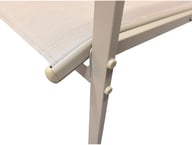 Solar sohvaryhmä 2+1+1 ja sohvapöytä: Tyylikäs taupe-beige sohvaryhmä ulkokäyttöön, täydellinen terassille tai parvekkeelle. Mukautuva design, kestävä materiaali ja mukava istuin.