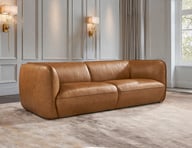 Pikkukuva: Novelli 4-istuttava sohva nahka wax brown