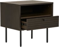 Pikkukuva: House Nordic Kyoto sivupöytä 50x40x50, smoked tammiviilu / mustat jalat