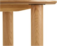 Pikkukuva: House Nordic työpöytä, tammi/tammiviilu, kaareva, luonnonvärinen, 60x120x75 cm