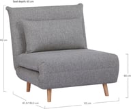 Pikkukuva: House Nordic Marlow vuodetuoli, harmaa
