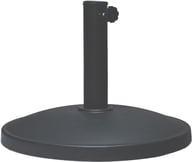 Jättivarjon jalka paino 12kg, musta: Jättivarjon jalka, 12 kg, musta. Vankka ja kestävä tuki aurinkovarjolle terassilla tai puutarhassa. Täydellinen lisä kesäisiin ulkoilmatilanteisiin.
