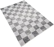 Ruutu matto 160x230cm harmaa