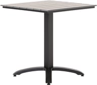 Pikkukuva: Dakota pöytä 70x70cm, musta alumiini / vaalean harmaa Easywood