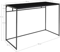 Pikkukuva: House Nordic Vita työpöytä 100x45x75cm, musta