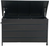 Pikkukuva: Nordic pehmustelaatikko 130x60cm, antrasiitin harmaa
