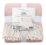Pikkukuva: Tova torkkupeitto 130x170 cm vaaleanpunainen