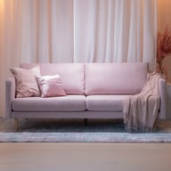Pikkukuva: Copenhagen Scandic 3-ist. sohva rosa, tammijalat