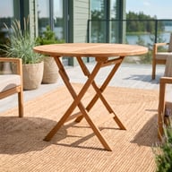 Pikkukuva: Malibu taittopöytä pyöreä 100cm