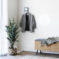 Pikkukuva: House Nordic Trento vaateteline 82 cm, metallinen, vihreä