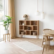 Pikkukuva: House Nordic Oshawa kirjahylly 30x112x104,5 cm, natural