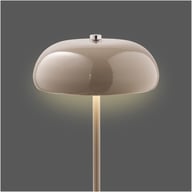 Pikkukuva: House Nordic ladattava pöytävalaisin, metalli, taupe, ø16 cm