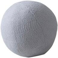 Pikkukuva: Pallo koristetyyny pyöreä, harmaa, 25cm