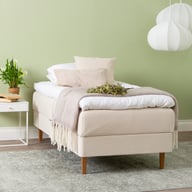 Pikkukuva: Unelle 500 Viscolux moottorisänky 5-vyöh. visco 80x200cm hard, fano 03 luonnonvalk. sis. tammijalat (sis. memory pp soft)