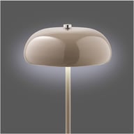 Pikkukuva: House Nordic ladattava pöytävalaisin, metalli, taupe, ø16 cm